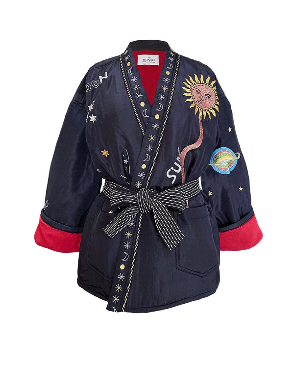 Veste  Kimono "Karma Marine/ Multicolore" MONOKI