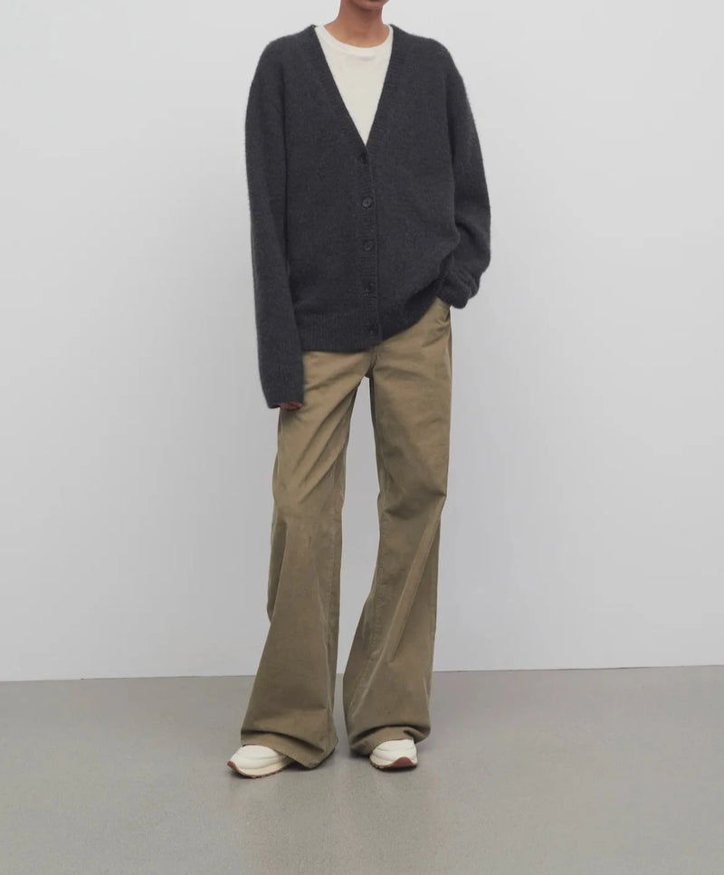 Pants "Eglitta in cotton khaki cotton velvet" The Row