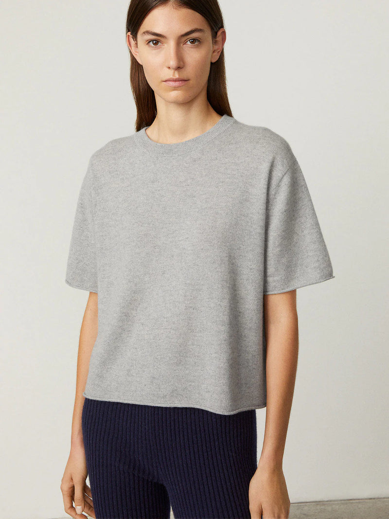 Pull  "Cila en cachemire Dove (Gris)" LISA YANG