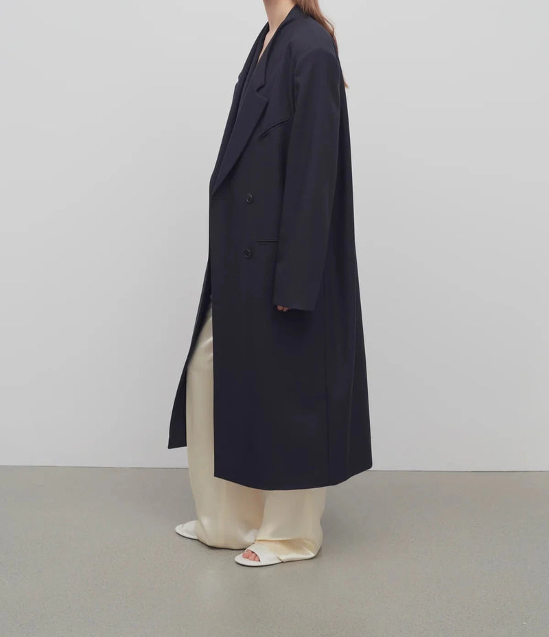 Coat "Indra in Marine Wool" The Row