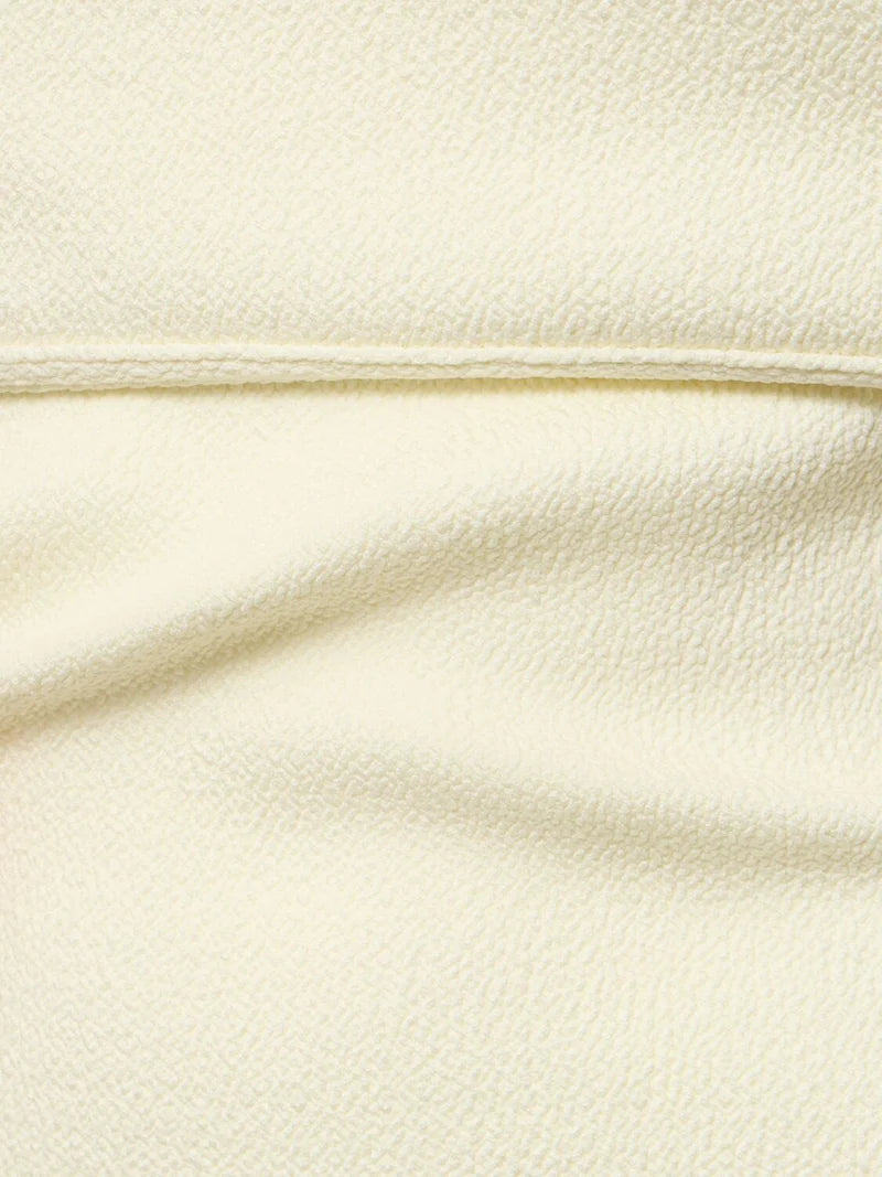 Asymmetrical Nylon Textry Pastry (vanilla) dress BOTTEGA VENETA