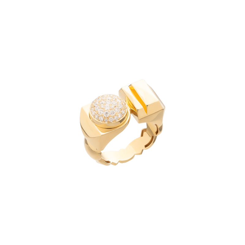 Candy gold ring/ Peruffo diamonds