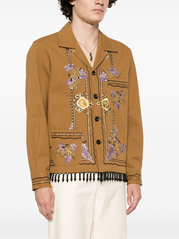 Skill / Autumn Royal jacket with Bode multicolored embroidered flowers