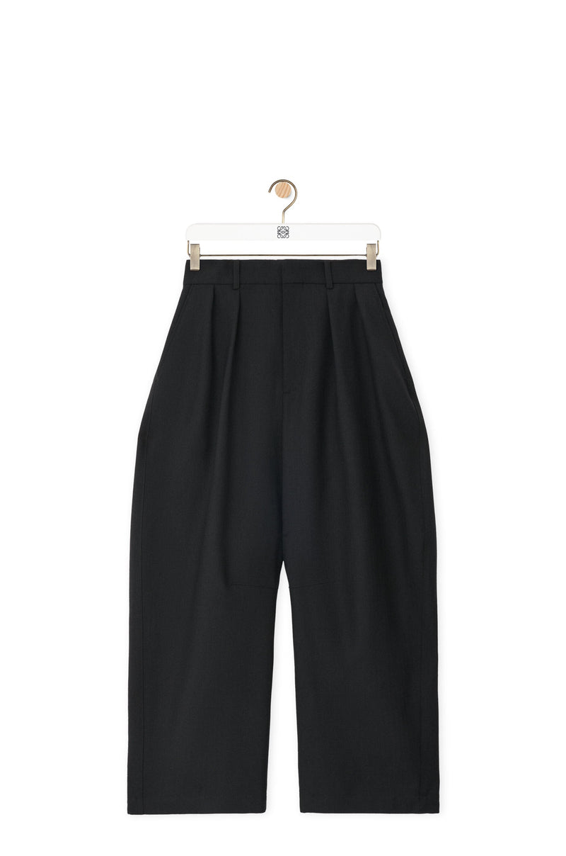 Pantalon Barrel Noir LOEWE