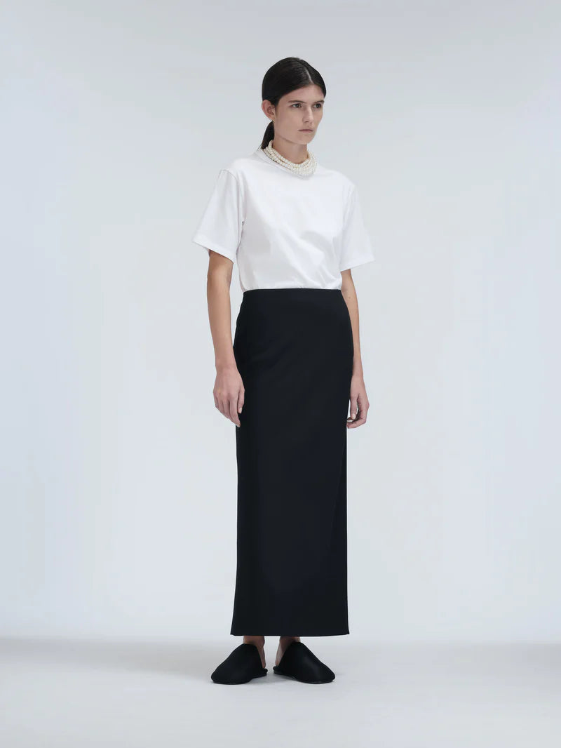 Pearl t-shirt in classic white jersey carven