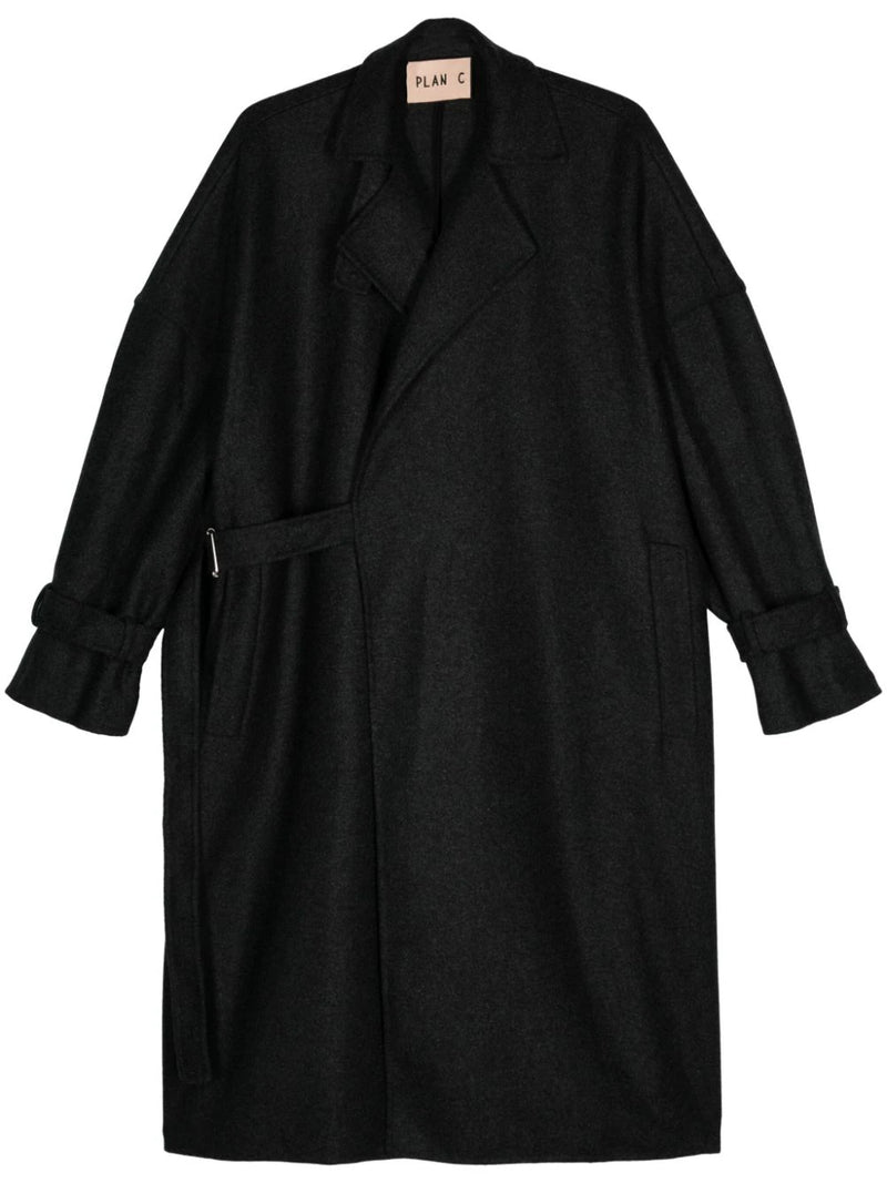 Coat with design anthracite portfolio plan C