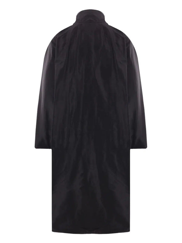 Manteau "Julie en soie Noir" THE ROW