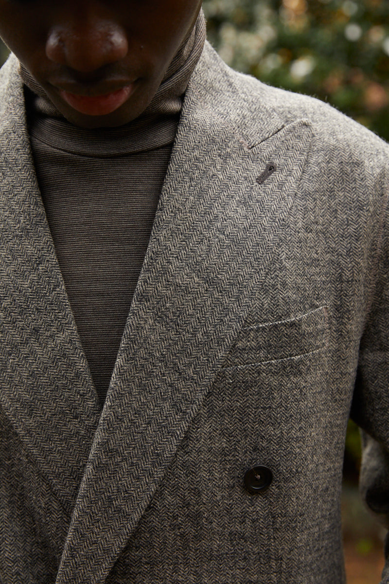 Ikiji gray chevrons jacket