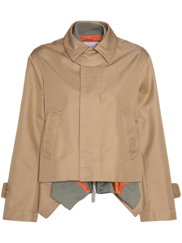 Beige/ Khaki/ Orange Sacai jacket