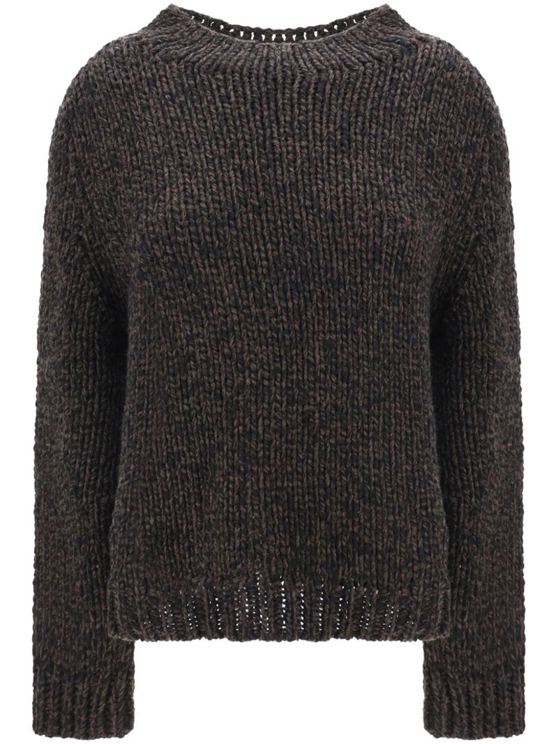 Pull "Hauren in cashmere brown/ Black Mixed "The Row