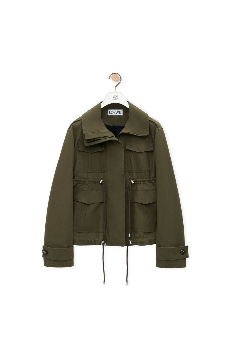 Parka en coton Tea Dust Glaze (Kaki) LOEWE