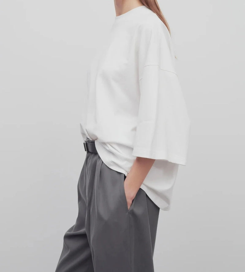 Oversize t-shirt "Issi in white cotton" The Row