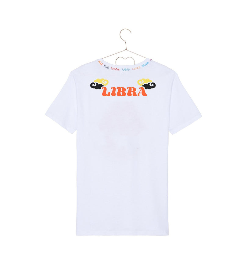 T-shirt "Astro Balance Blanc/ Multicolore" MONOKI