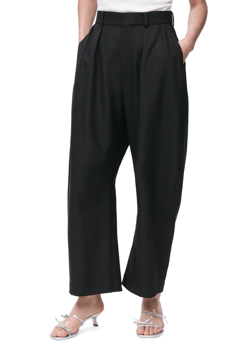 Pantalon Barrel Noir LOEWE