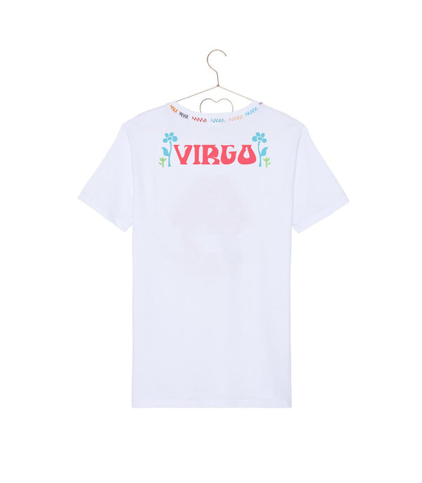 T-shirt "Astro Vierge Blanc/ Multicolore" MONOKI