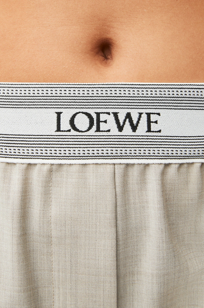 Loewe beige wool pants