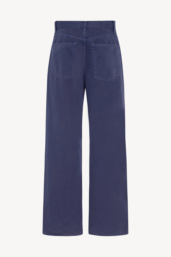 "Eglitta jean in blue purple cotton" The Row