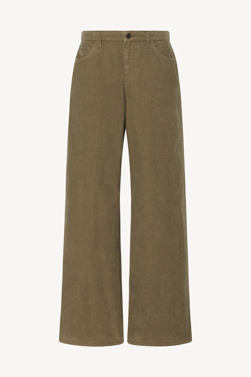 Pants "Eglitta in cotton khaki cotton velvet" The Row