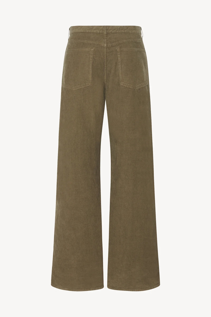 Pants "Eglitta in cotton khaki cotton velvet" The Row