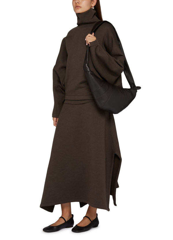 Dark brown turtleneck Lemaire