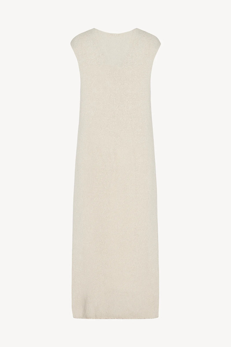 Long dress "Folosa in white silk" The Row