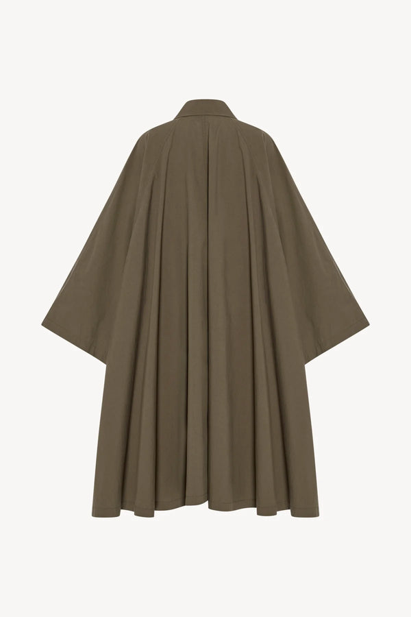 "Leins Manteau en Coton Kaki" THE ROW