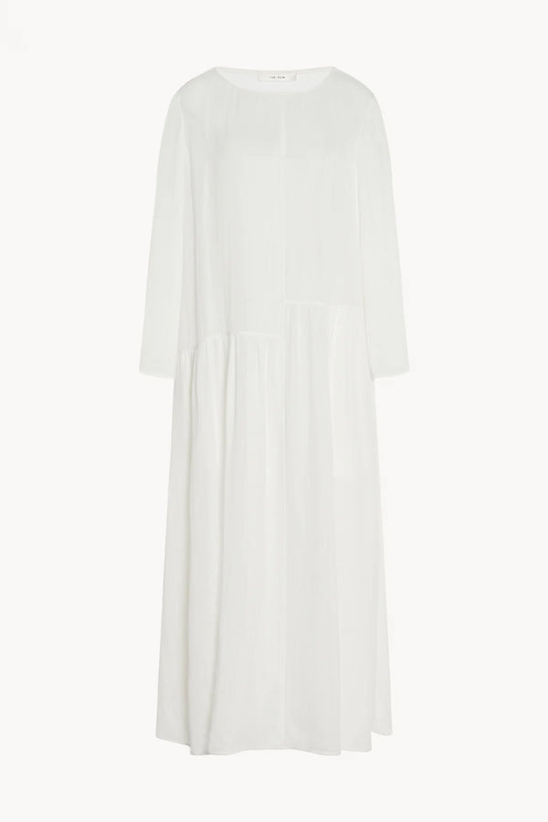 Robe "Callas en Coton Blanche" THE ROW