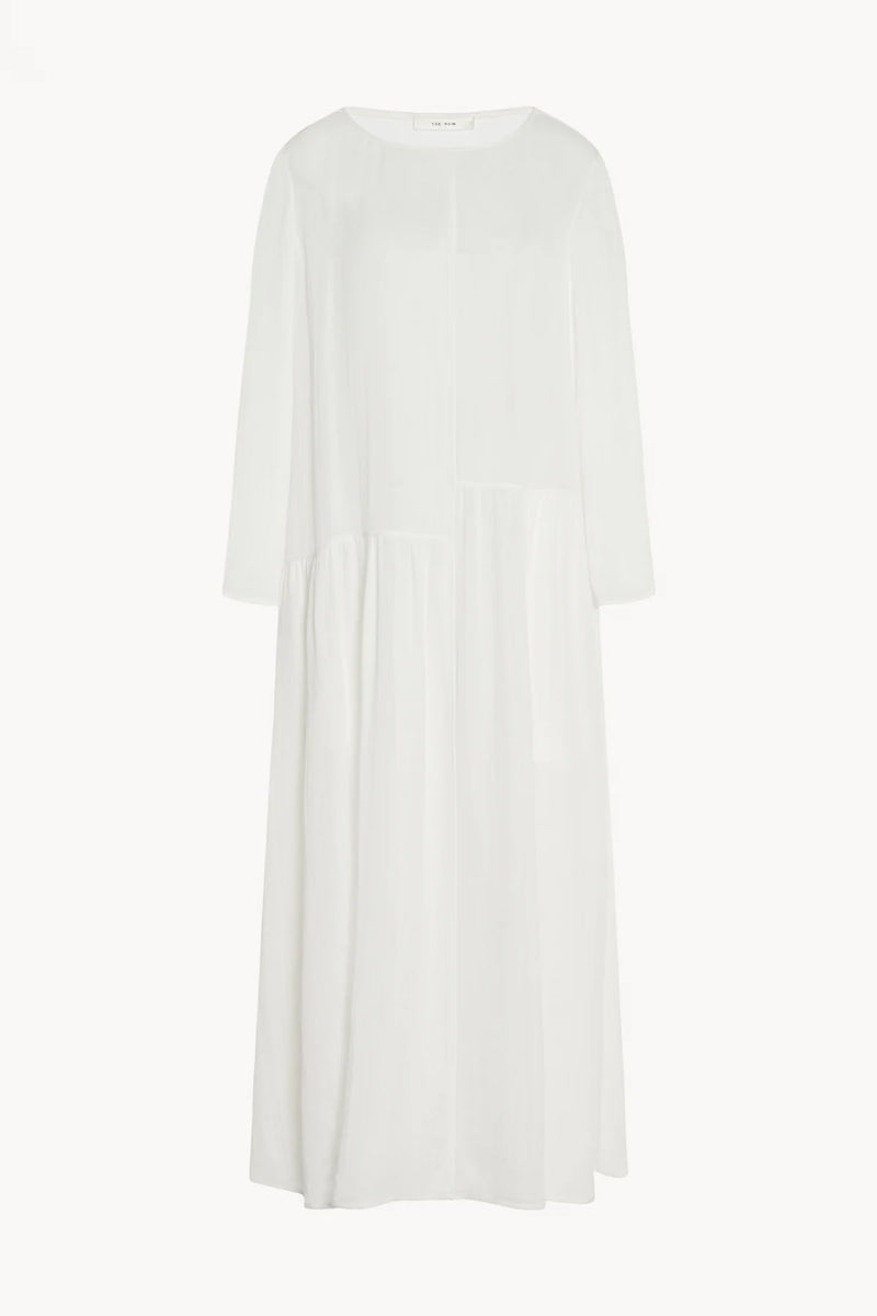 Robe "Callas en Coton Blanche" THE ROW