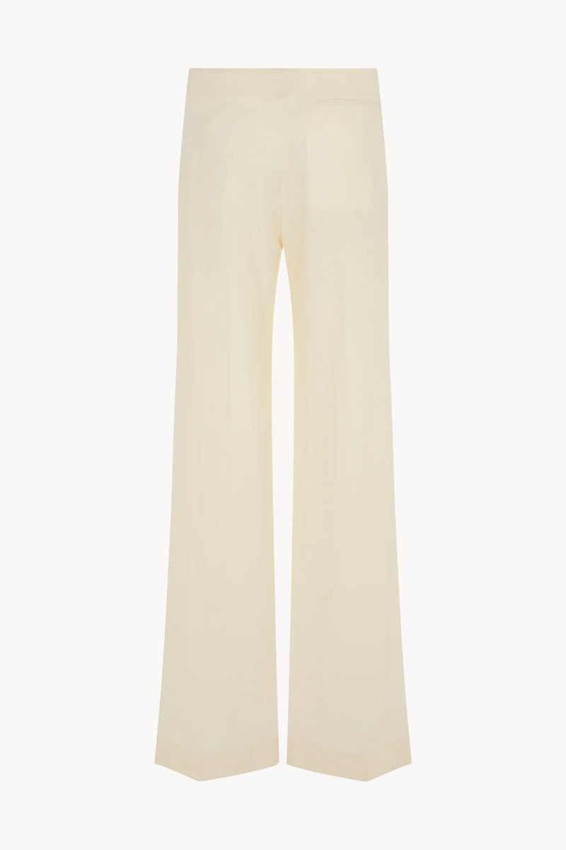 Pants "wool scarf, silk and broken white linen" The Row