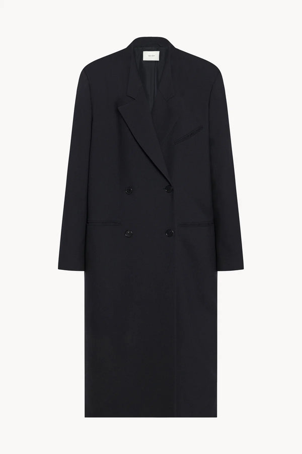 Coat "Indra in Marine Wool" The Row