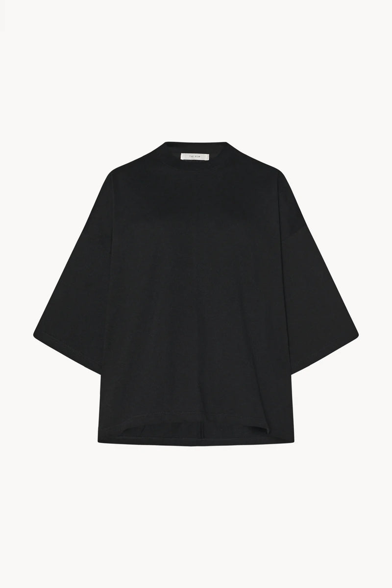 T-shirt oversize "Issi en coton Noir" THE ROW