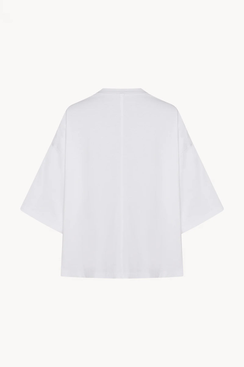 T-shirt oversize "Issi en coton Blanc" THE ROW