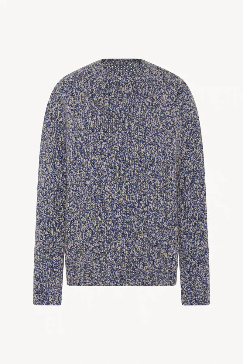 Pull "Hauren En Cashmere Bleu / Porcelaine mixed" The Row