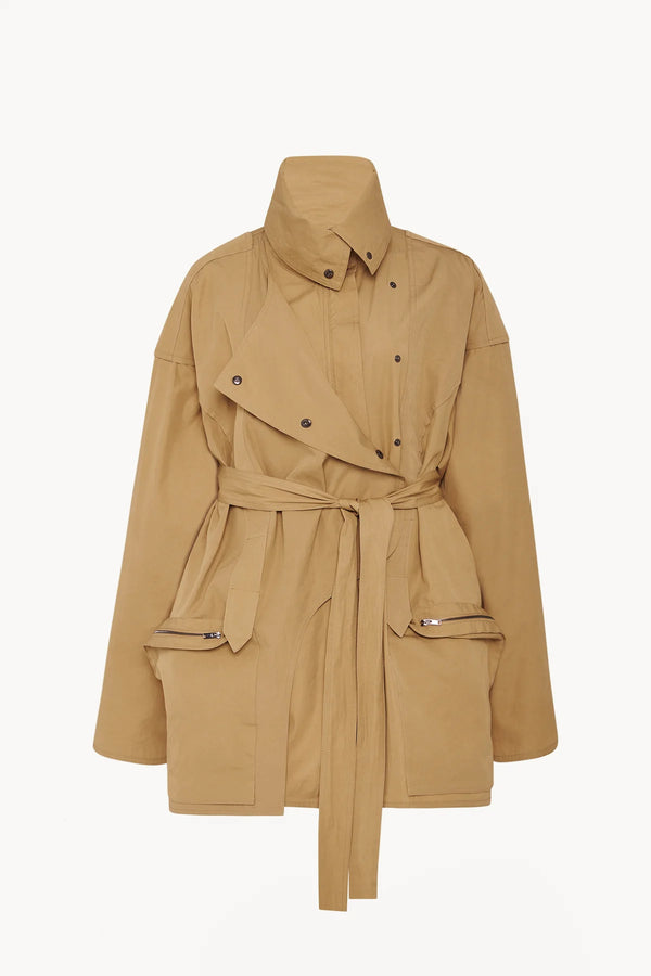 Veste "Pierrick en Coton Papier Brun (Beige)" THE ROW