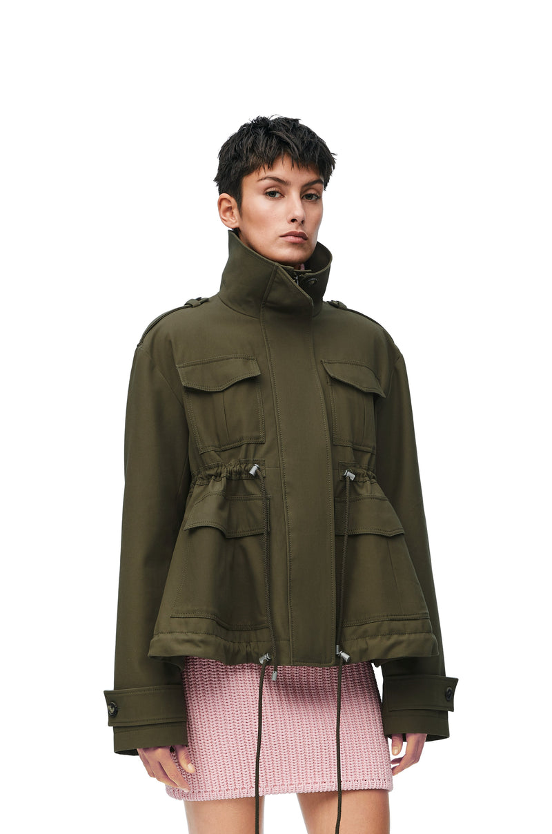 Parka en coton Tea Dust Glaze (Kaki) LOEWE