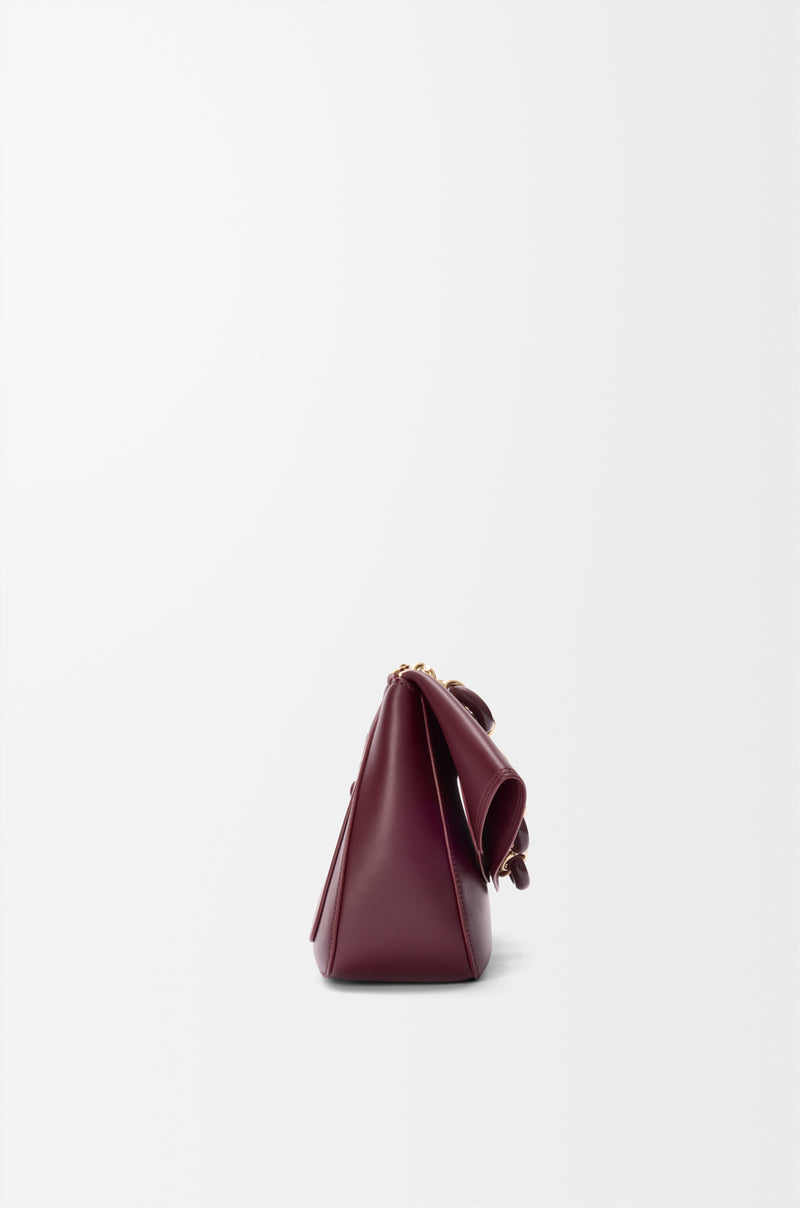 Bag "Medium Ola in Smooth Small Bordeaux Dark" Loewe leather leather