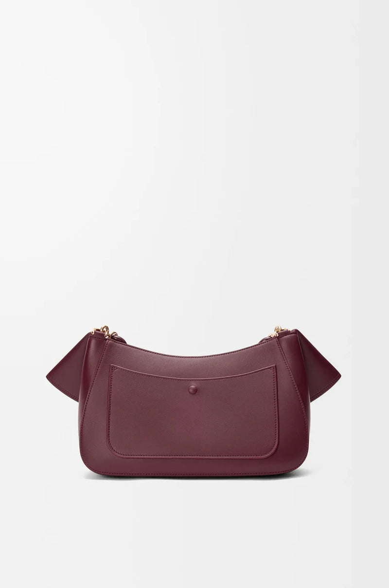 Bag "Medium Ola in Smooth Small Bordeaux Dark" Loewe leather leather
