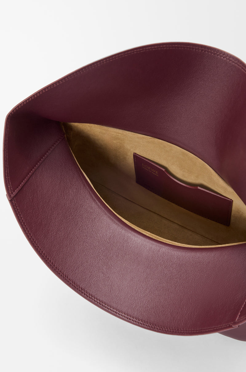 Bag "Medium Ola in Smooth Small Bordeaux Dark" Loewe leather leather