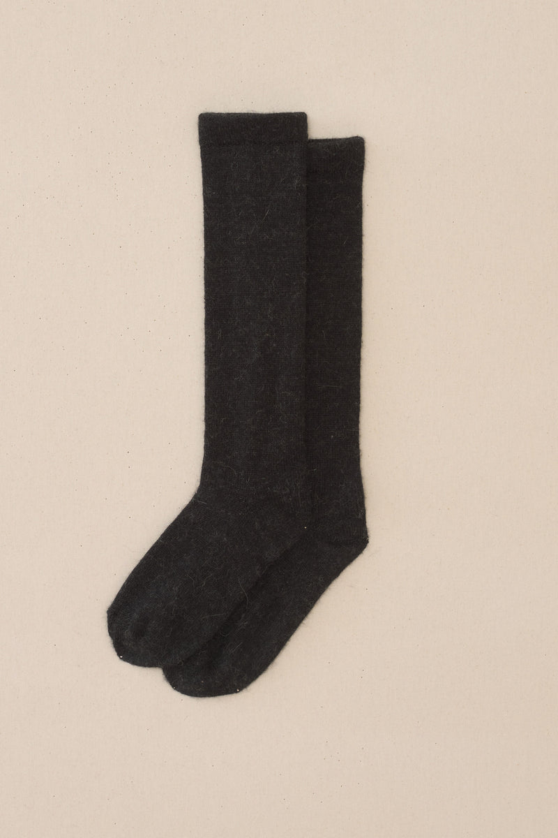 Set of three taupe socks/ Black/ Beige lauren manoogian