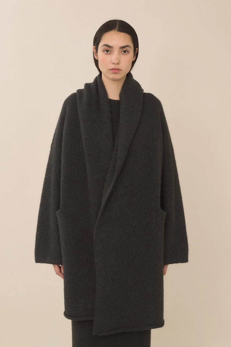 Ink hood coat (Black) Lauren Manoogian