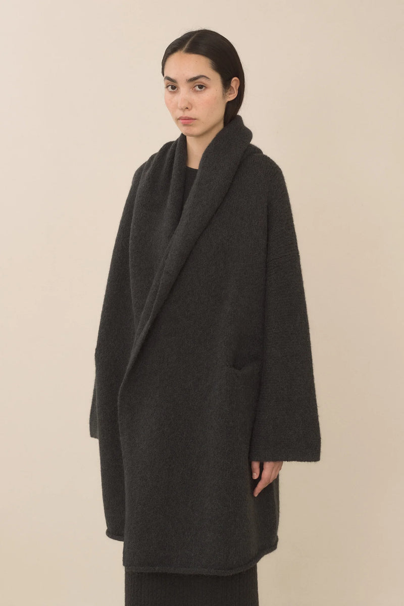 Ink hood coat (Black) Lauren Manoogian