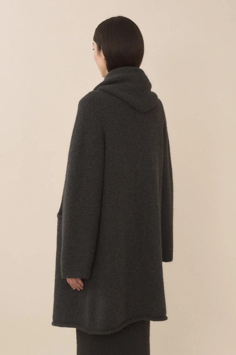 Ink hood coat (Black) Lauren Manoogian