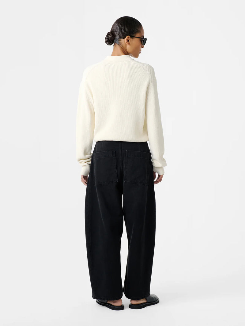 "Chalco Denim Pant Washed black" STUDIO NICHOLSON