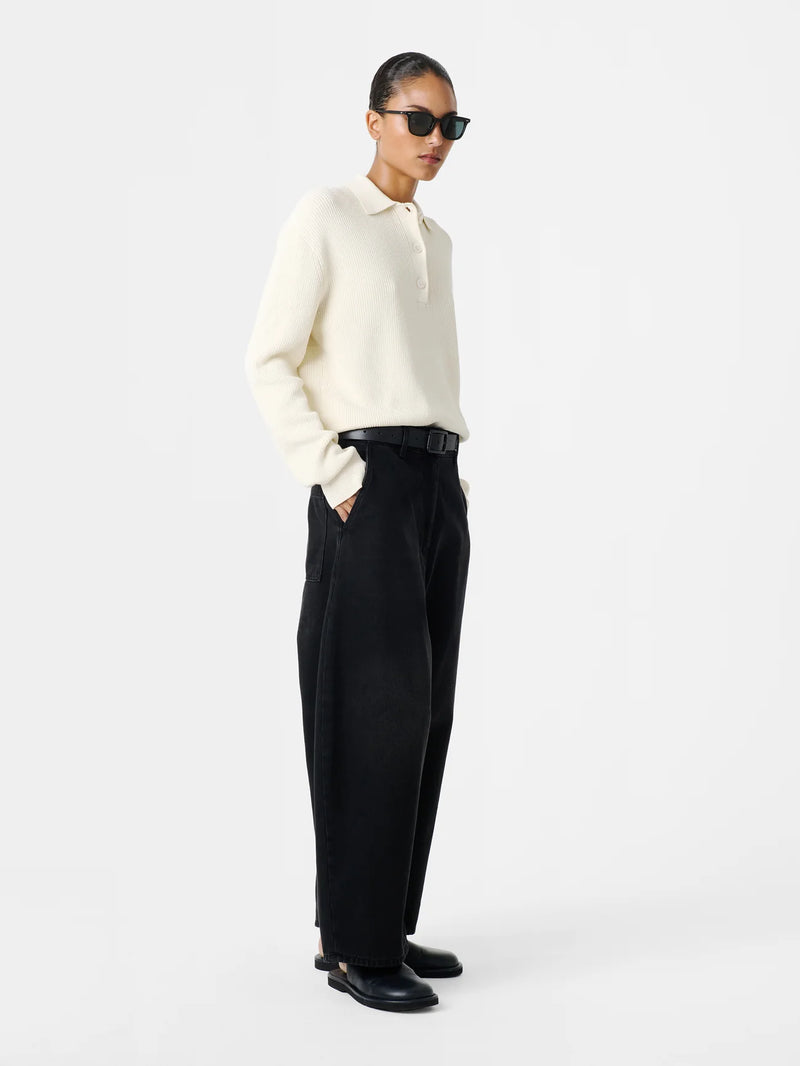 "Chalco Denim Pant Washed black" STUDIO NICHOLSON