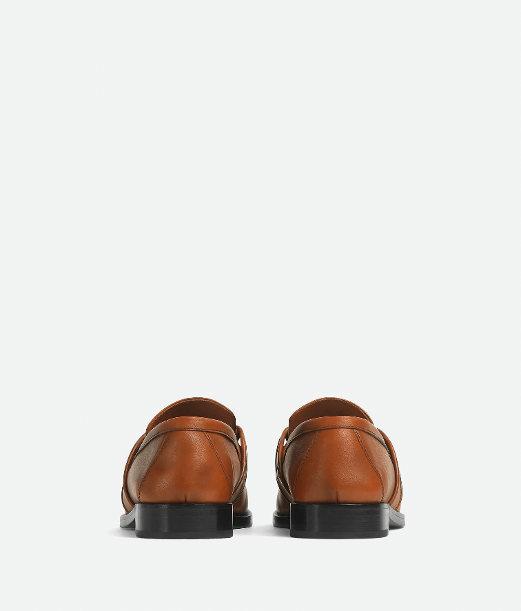 "Mocassins Astaire Light wood" BOTTEGA VENETA