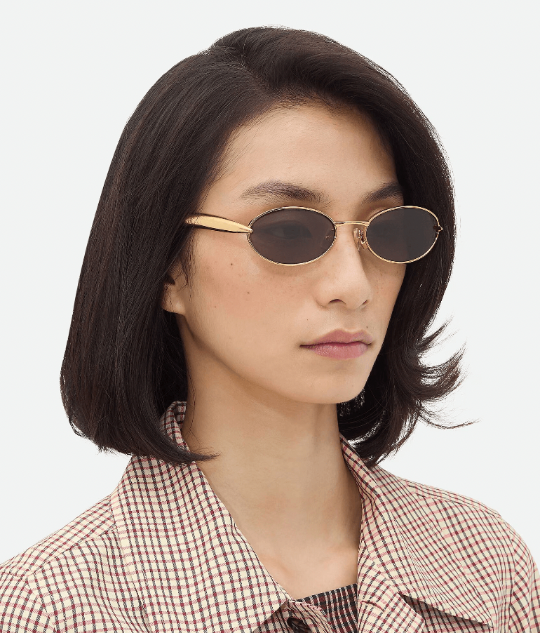 Havana / brown Knot eye sunglasses BOTTEGA VENETA