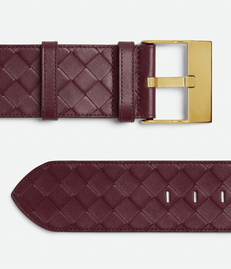 "Rabbit belt Black / Gold" BOTTEGA VENETA