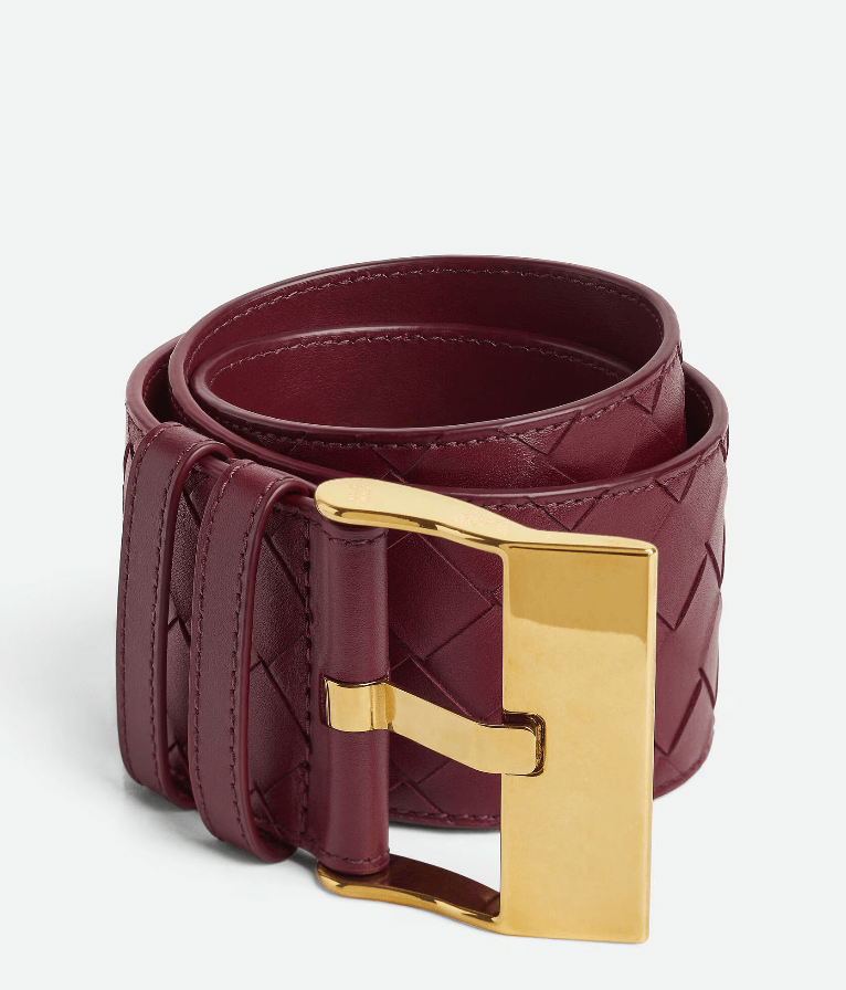 "Rabbit belt Black / Gold" BOTTEGA VENETA