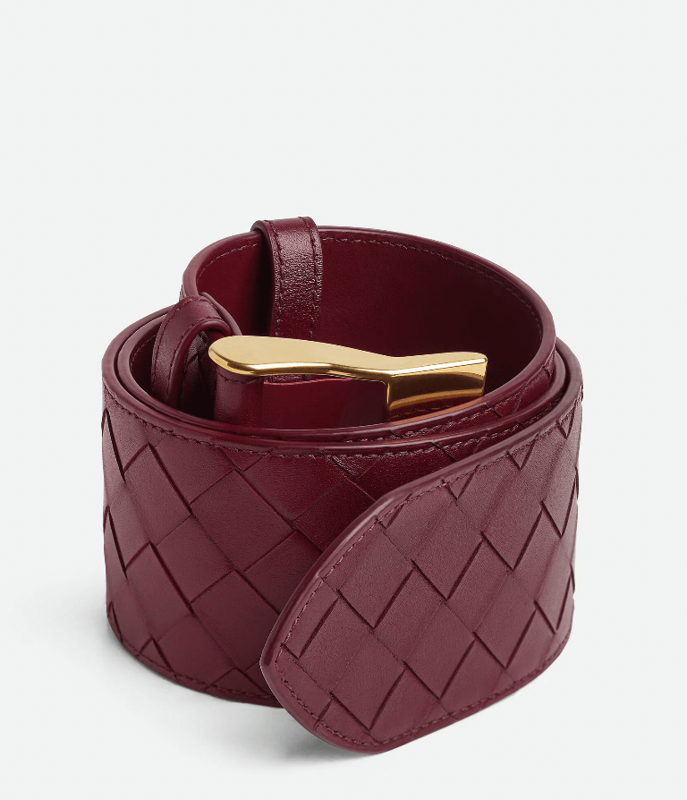 "Rabbit belt Black / Gold" BOTTEGA VENETA