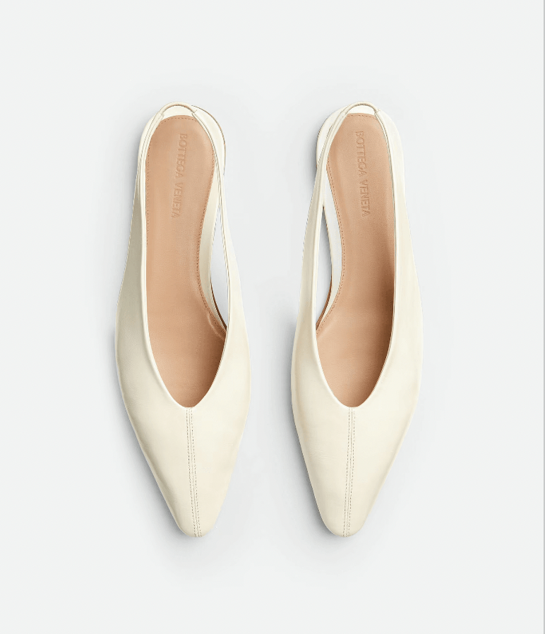 "Ballerine à bride arrière Sofia Sea salt" BOTTEGA VENETA